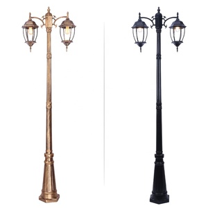 Lampe de jardin à LED en fonte d'aluminium, luminaire de jardin classique avec éclairage extérieur - Product Image 1