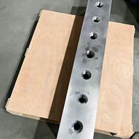 Lame de cisaille à portique en alliage H13K pour la découpe de ferraille et de profilés en I, pour travaux lourds, personnalisation OEM disponible
