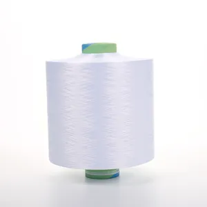 Polyester Yarn Set 300D/96F/1 -dope Dyed Optical White For The Manufacture Of Zippers