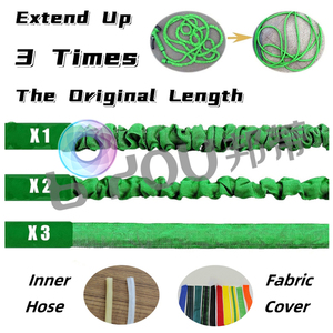 Colorful Expandable with 7 Nozzles for Watering Plants, Washing Cars & <b>Pets</b>, <b>Cleaning</b> Walls Floors - Product Image 2