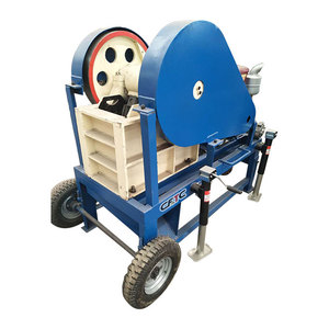 <b>Small</b> Mobile Jaw diesel Engine Powered Bottom in <b>Vibration</b> Screening African Hot Stone Crusher - Product Image 1
