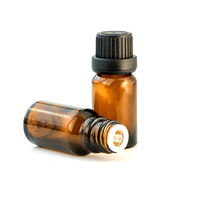 5ml 10ml 20ml 30ml 50ml 100ml 120ml Flacon compte-gouttes en verre noir ambre givré mat Flacon d'huile essentielle