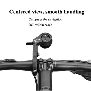 Soporte para Manillar de Bicicleta Todo en Uno ZOYOSPORTS de 31.8 mm para Garmin, Wahoo, Bryton con Soporte para Campana, Soporte para GoPro y Compartimento Oculto para AirTag - Product Image 6