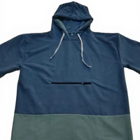 Poncho de surf à capuche en microfibre, serviette de plage, robe de plage, couleurs combinées