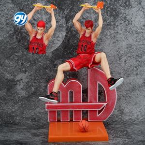 Slam Dunk Xiang She versión B Sakuragi Rukawa Mitsui Miyagi Akagi figura conjunto modelo ornamento regalo coleccionable al por mayor - Product Image 5