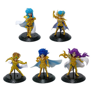 Saint Seiya chibi 5 cái/bộ năm đồng sanits Pegasus Phoenix ikki Virgo shaka Gemini Saga saori <span class=keywords><strong>Kido</strong></span> Athena tượng Quà Tặng - Product Image 2