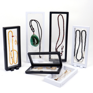 Boîte d'emballage transparente pour bijoux, présentoir suspendu pour bagues et boucles d'oreilles, support de rangement pour pièces de monnaie et pierres précieuses, étui en membrane PET - Product Image 3