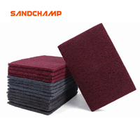 Pad Pengamplas Berkualitas Tinggi Merah/Abu-abu 6X9 Inci Persegi Panjang Bahan Nilon Non-Woven