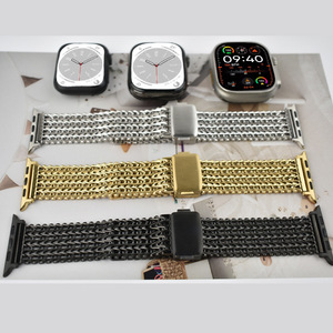 11 46 मिमी लक्जरी स्टेनलेस स्टील के लिए लुभावनीय चुंबकीय बकल माइनीज लूप घड़ी स्ट्रैप - Product Image 3