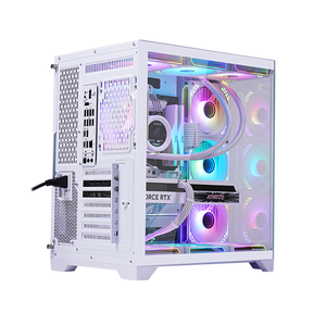 Vỏ case <span class=keywords><strong>PC</strong></span> chơi game hợp kim nhôm FULL-Tower ATX/M-ATX/ITX có cửa sổ bên hông, hỗ trợ quạt 120mm, ổ cứng HDD*1, SSD*2 - Product Image 3