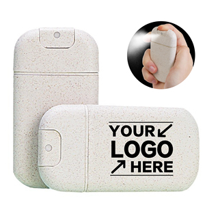 Mini Botella de Spray Ecológica de Paja de Trigo de 1oz, Portátil, Recargable, para Aceites Esenciales, Perfume y Agua para Plantas - Product Image 1