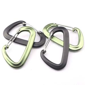 Mosquetón de Aleación de Aluminio con Agarre en D de 80 mm x 47 mm para Equipo de Supervivencia al Aire Libre - Product Image 2