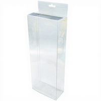 Boîte d'emballage carrée transparente personnalisable en PET/PVC/PP avec crochet pour l'affichage et le stockage en supermarché et commerce de détail
