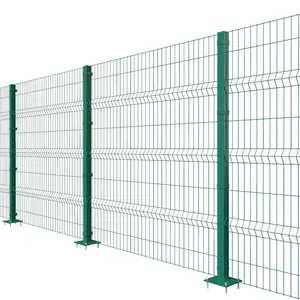 Mur de périmètre de clôture en métal chinois AEOMESH pour terrain de basket, prix de clôture en fil de haute qualité, mur de périmètre de clôture de sécurité