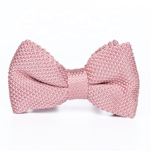 27 <span class=keywords><strong>colores</strong></span> Super calidad adulto agradable puro Color sólido liso preatado tejido niño hombres pajaritas punto cuello corbata hombre para hombres al por mayor - Product Image 6