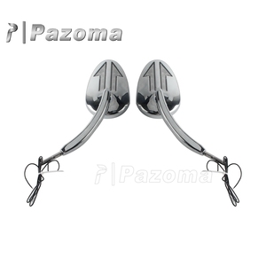 กระจกมองหลังอลูมิเนียมรถจักรยานยนต์พร้อมไฟ LED สำหรับ Harley 1997 + <span class=keywords><strong>Road</strong></span> <span class=keywords><strong>King</strong></span> 2014 + รุ่น flrt <span class=keywords><strong>2015</strong></span> + - Product Image 3