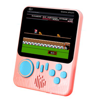 Console de jeu TV G7 de haute qualité, portable, double joueur, arcade, ultra-mince, rétro classique, quad-core, 640x480, 500mAh, Linux
