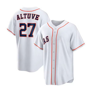 Jeremy Pena 3, Alex Bregman <span class=keywords><strong>2</strong></span>, Yordan Alvarez 44, Jose Altuve 27 Özellikli Erkekler İçin Üstün Kalite Dikişli Beyzbol Forması - Product Image 2