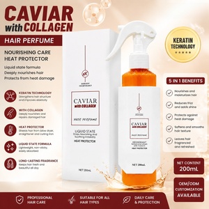 <span class=keywords><strong>Spray</strong></span> protecteur thermique au caviar et au collagène 200 ml, protecteur thermique nourrissant à la kératine pour le séchage à la bougie et le lissage au <span class=keywords><strong>fer</strong></span> à lisser - Product Image 1