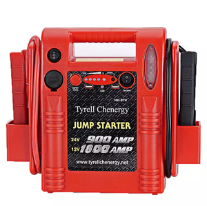 Démarreur de Voiture Portable 12/24 Volts 40000mAh <span class=keywords><strong>900</strong></span>/1800 AMP avec Lumière LED et Batterie Externe - Product Image 1