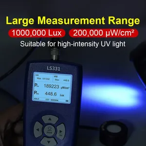 Misuratore <span class=keywords><strong>di</strong></span> luce nera Radiometro UV digitale 365nm Misuratore <span class=keywords><strong>di</strong></span> luce <span class=keywords><strong>bianca</strong></span> Lux ad alta precisda <span class=keywords><strong>di</strong></span> rilevamento difetti LS331 - Product Image 5