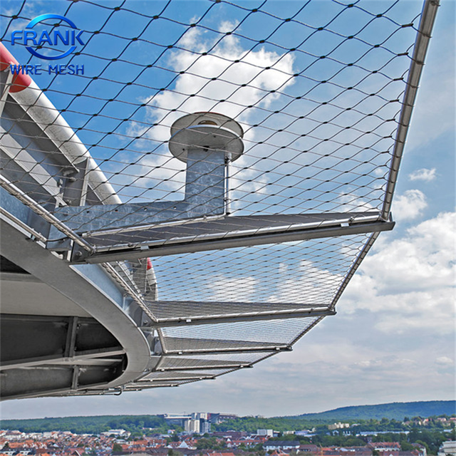 Safety Net for Helipad Stainless Steel Cable Rope Mesh Netting Bridge Safety Nets for Airoprt