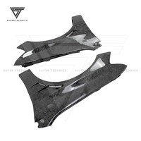 Guardabarros delantero de fibra de carbono forjado estilo Vent para Mitsubishi Lancer Evolution Evo 7-9 2001-2007