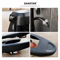 Chariot élévateur à palettes électrique industriel de 3 tonnes en acier durable, alimenté par batterie au lithium, fabricant OEM