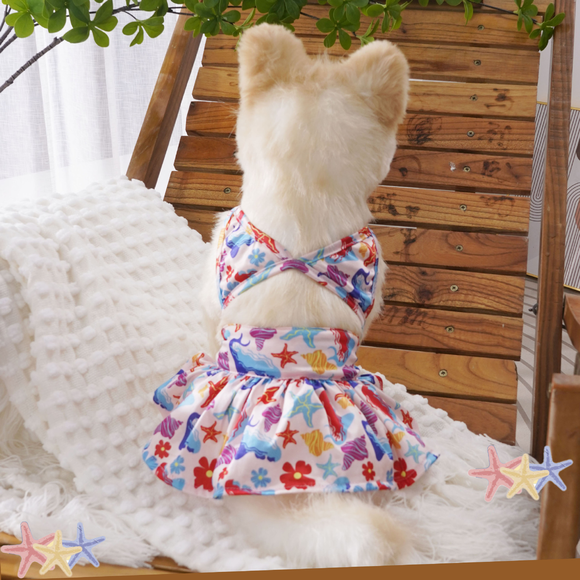 Designer Dog Coquette Dress - Hawaii Style Pet Clothing