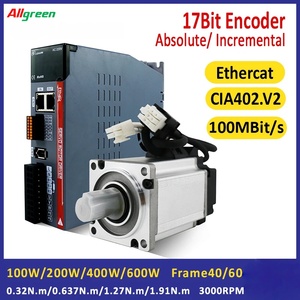 ไดรเวอร์มอเตอร์เซอร์โว AC Ethercat 100W200W400W600W ราคาโรงงาน แรงบิด 0.32/0.637/1.27/1.91 นิวตันเมตร กระแสไฟ 1.1A/1.6A/2.5A/3.3A - Product Image 2
