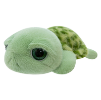 Peluche Tortue Douce et Moelleuse, Jouet Tortue Verte en Peluche, Tortue aux Grands Yeux, Cadeau Promotionnel