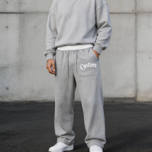 Pantalones Deportivos Anchos de Felpa Francesa, 100% Algodón, 400gsm, Personalizados al por Mayor - Product Image 3
