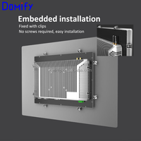 PC industriel sans ventilateur 15 pouces Intel J6412 Écran tactile capacitif IP65 Ordinateur à montage frontal Domify PL150-03