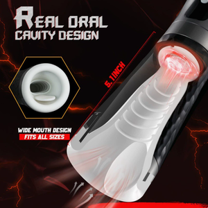 Produit phare : Masturbateur masculin à succion et vibration, avec fonction de léchage de langue et simulation de <span class=keywords><strong>gorge</strong></span> profonde, entièrement automatique, type 'Airplane Cup', outil sexuel, jouet sexuel - Product Image 3