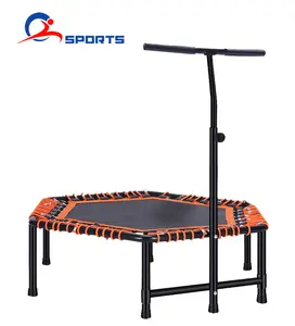 Trampolino da 48 pollici per attrezzature da palestra mini trampolino senza molla di alta qualità rebounder per la casa e la palestra fitness