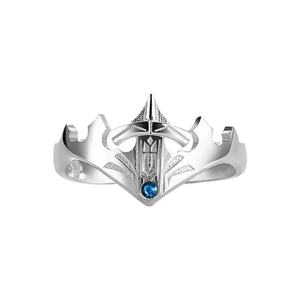 Anime juego Fate Ring Saber Crown <span class=keywords><strong>Excalibur</strong></span> Morgan Knight anillos ajustables FIESTA DE Halloween Cosplay accesorio de moda - Product Image 5
