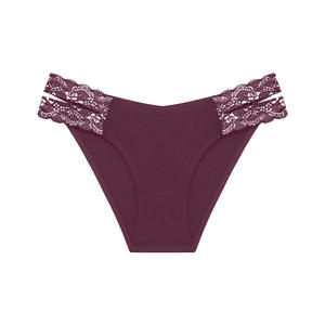 Tanga de microfibra ultraligera de talla grande para <span class=keywords><strong>mujer</strong></span>, <span class=keywords><strong>ropa</strong></span> <span class=keywords><strong>interior</strong></span> básica Invisible suave de cintura baja sin costuras, Bikini romántico Sexy - Product Image 3