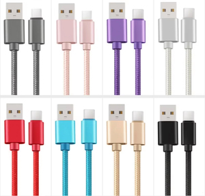 Câble de charge rapide USB-C en nylon tressé avec alliage d'aluminium, compatible écouteurs, longueurs 1M, 2M, 3M - Product Image 2