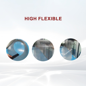 Pantalla LED Flexible P4 P6 P8 P10, Pantalla LED <span class=keywords><strong>de</strong></span> Pared <span class=keywords><strong>de</strong></span> <span class=keywords><strong>Vidrio</strong></span>, Pantalla LED Delgada, Pantalla LED Transparente Adhesiva para <span class=keywords><strong>Vidrio</strong></span> - Product Image 2