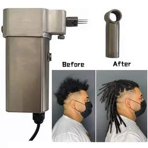 Máquina de fazer cabelo dreadlocks automática de aço inoxidável QS-020 Máquina elétrica de crochê dreadlocks