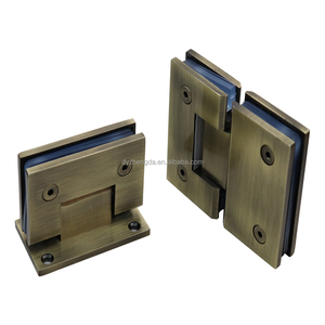 Matériel de <span class=keywords><strong>douche</strong></span> SS304 316 laiton en alliage de zinc carré charnière de <span class=keywords><strong>douche</strong></span> verre à mur à verre pour salle de bain - Product Image 4