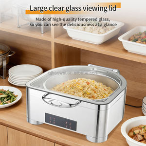 Chauffe-plat intelligent 6,8 L à double usage (sec et humide) avec fonction de maintien au chaud pour présentation alimentaire en hôtel - Product Image 3