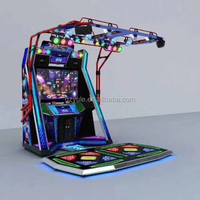Machine de jeu d'arcade à monnayeur pour la danse, pour centres commerciaux et parcs d'attractions, Super Music, 2 joueurs, modèle E Dancing