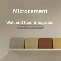 Revêtement liquide microciment multi-usages Wufushan, antidérapant, résistant à l'usure, peinture décorative artistique pour murs et sols intérieurs