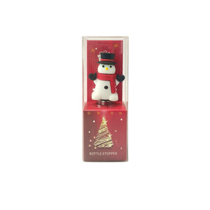 Creative Christmas <b>Wine</b> Stoppers With Snowman Santa Design PVC Aluminum Alloy Bottle Seals For Red <b>Wine</b> Spirits Decorative - Product Image 2