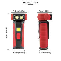 Nouvelle lampe d'urgence magnétique réglable 2026 pour atelier, lampe torche d'inspection multifonction pour réparation automobile