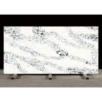 DECHITONG AB9316 Îlots de cuisine modernes en pierre technique de qualité alimentaire, zéro porosité, comptoirs de réception, dalle de quartz noire de luxe