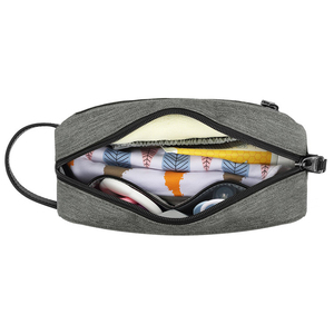 Borsa da viaggio impermeabile da uomo per rasatura e articoli da toeletta, organizer da bagno in tessuto Oxford impermeabile - Product Image 3