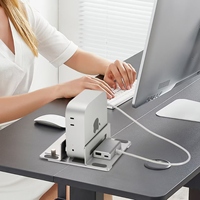 Support de bureau vertical ergonomique en aluminium pour ordinateur portable iPhone Mini avec PD USB HUB Support pour ordinateur portable en option Support pour ordinateur portable