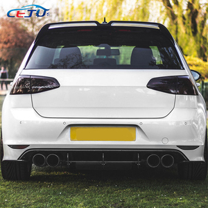 ABS <span class=keywords><strong>Oettinger</strong></span> Style voiture coffre arrière toit Spoiler aile botte lèvre pour Volkswagen <span class=keywords><strong>Golf</strong></span> <span class=keywords><strong>R</strong></span> Line GTI TCR GTD GTE MK7 MK7.5 2015-2020 - Product Image 5